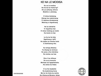 Dafro - Ke Na Le Modisa